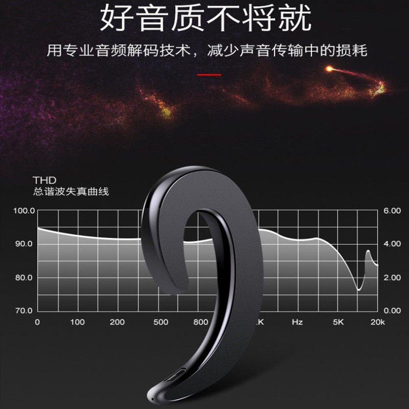 骨传导运动不掉股传感无线隐形耳机 元裕数码蓝牙耳机