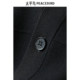 PEACEBIRD Men's Casual Sweater Shirt Jacket Fall Lapel Fashionable Textured Black Solid Color Sweater