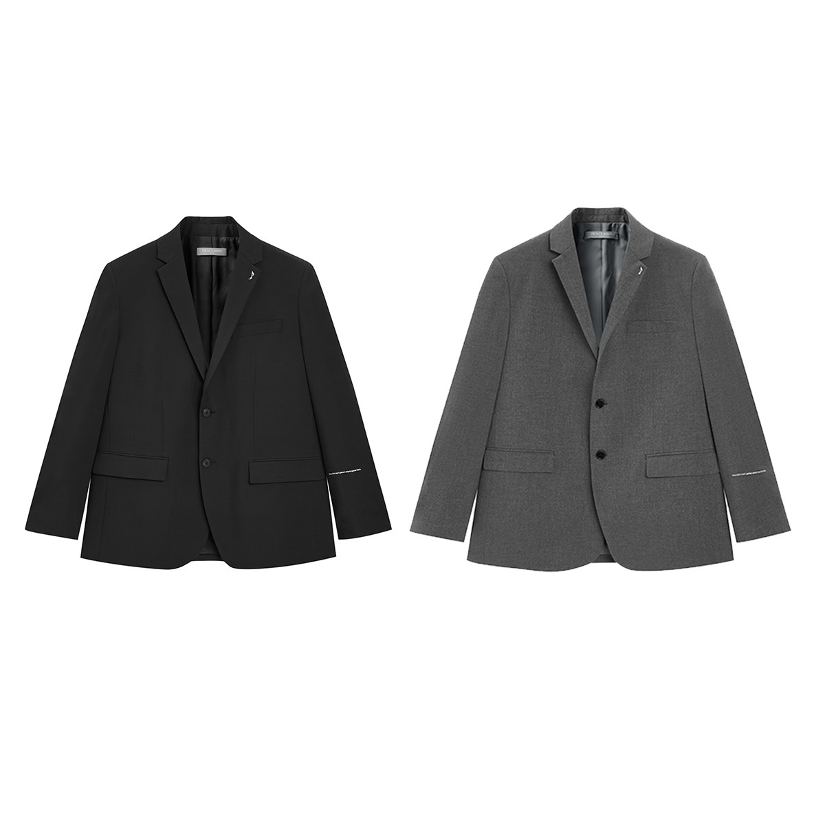 太平鸟宽松男2022春季新款反光西服 太平鸟男装休闲西服