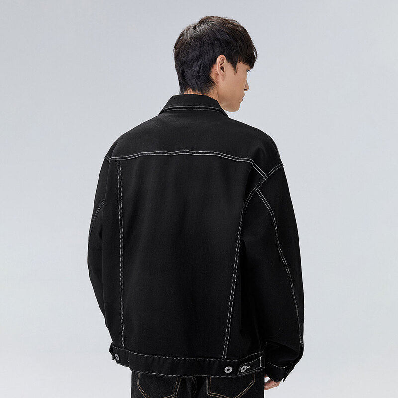 太平鸟男装工装牛仔男新款潮流夹克 太平鸟男装夹克