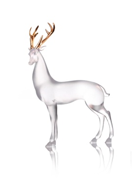 梁明毓琉璃｜摆件 鹿王本生