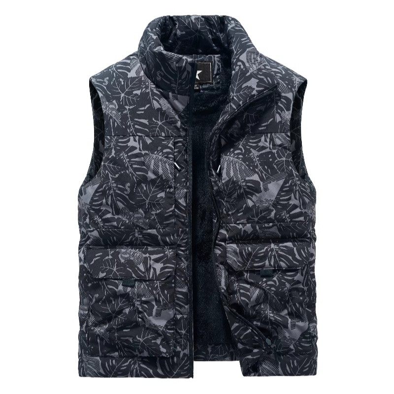 棉马甲男冬季加绒保暖背心多口袋工装羊羔绒马夹加厚大码坎肩外套,淘宝优惠券,粉丝福利购,淘宝优惠卷