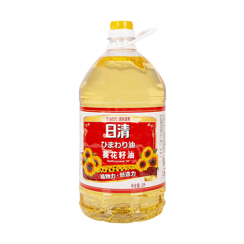 日清葵花籽油5L一级压榨植物食用油家用不油腻炒菜调和油桶装,淘宝优惠券,粉丝福利购,淘宝优惠卷