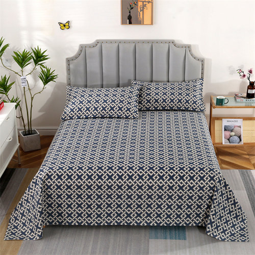 加厚纯棉老粗布床单单件单人双人帆布棉睡单炕单两三件套 - 图1