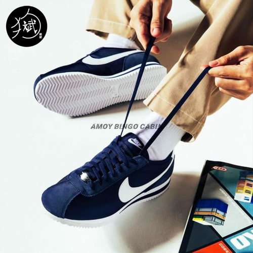 Nike耐克 Cortez 女子阿甘复古潮流低帮轻便运动休闲跑步鞋DZ2795 - 图1