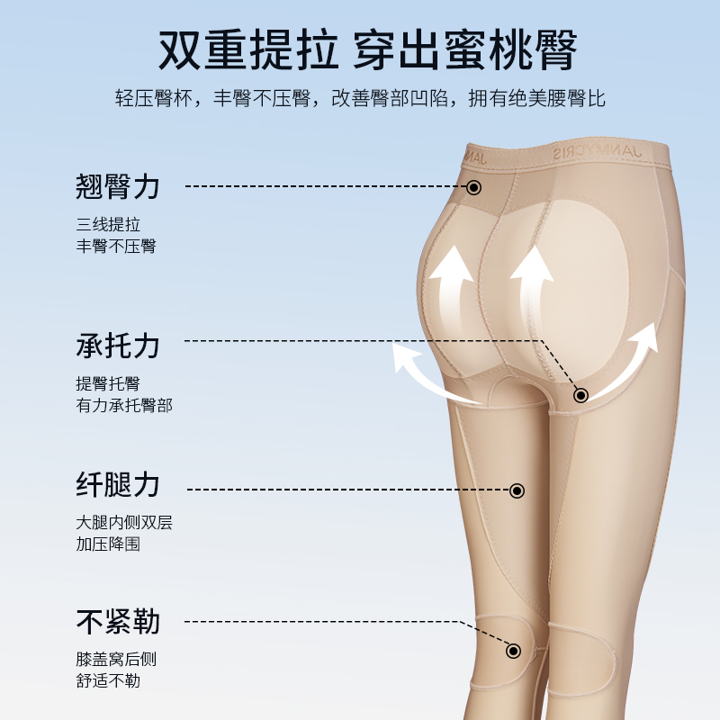 倩美收腹提臀美体塑身裤吸脂专用大腿术后抽脂塑身衣塑形瘦大腿