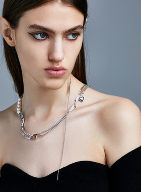 【黄子弘凡同款】鱼骨刀项链