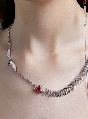 Josyandlove锋韧系列鱼骨项链