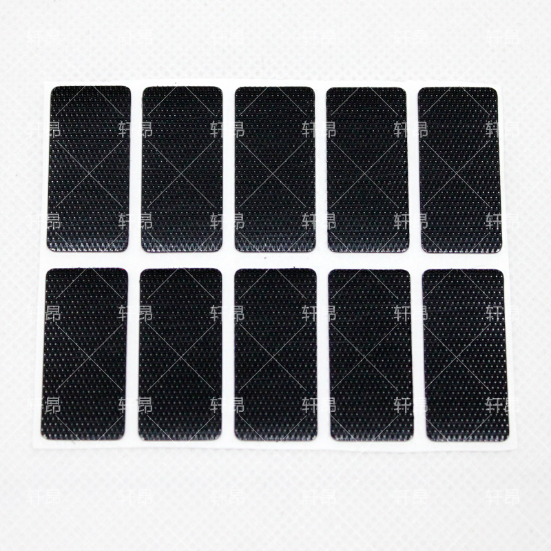 （原厂）新盔内衬黑魔术贴 头盔边贴 布套粘合魔术贴10个一组 - 图0