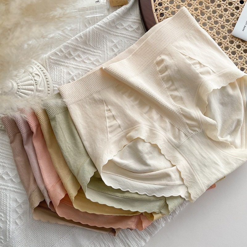 日本代购收腹提臀内裤女纯棉中高腰莫代尔少女无痕透气女士三角裤,淘宝优惠券,粉丝福利购,淘宝优惠卷