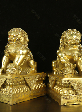 纯铜镇宅客厅桌面乔迁新居礼品