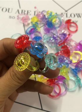 戒指宝石DIY亚克力宝石礼物