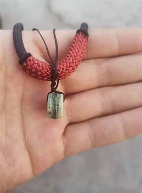 颅骨念珠静心凝神保平安佛珠真品鹿头骨手工打磨标本项链吊坠