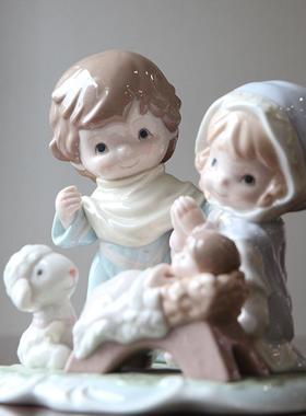 西班牙皇家瓷偶陶瓷摆件