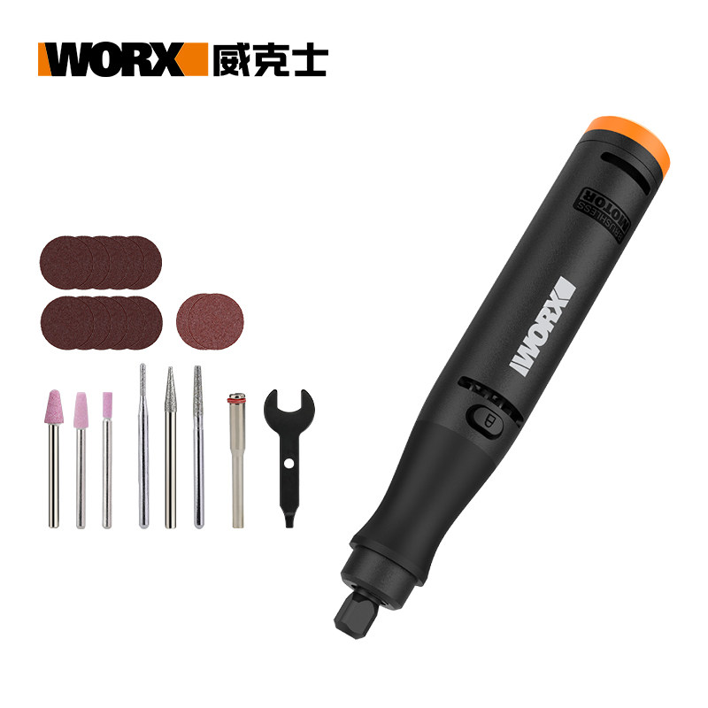 威克士小型充电makerx锂电角磨 worx威克士电磨/角磨机