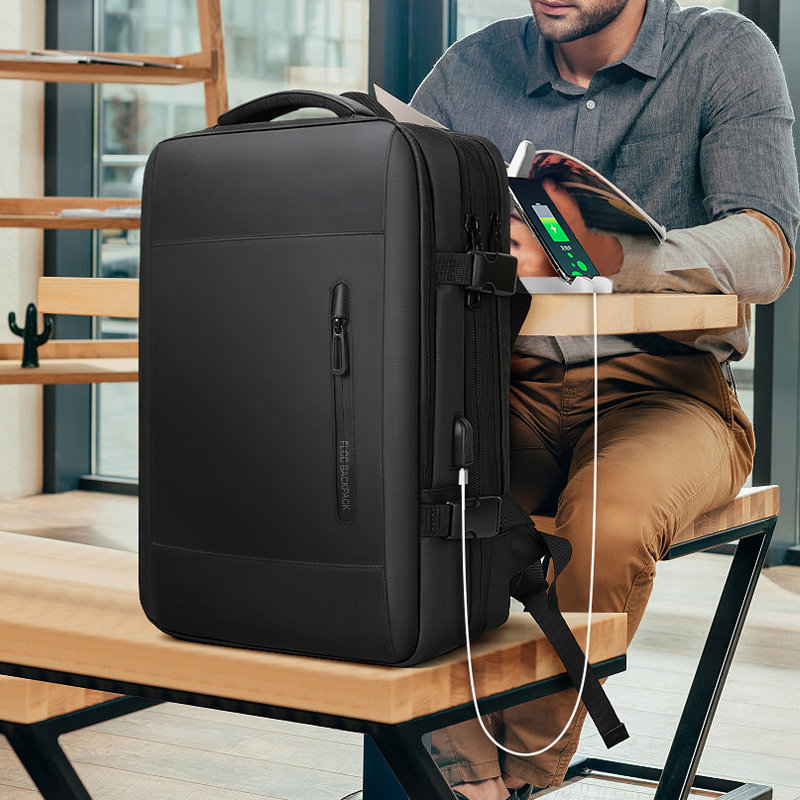 男士超大容量出差旅游行李包 轻骑者双肩背包