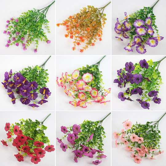 Fake flowers simulated bouquet single plastic daisy roses