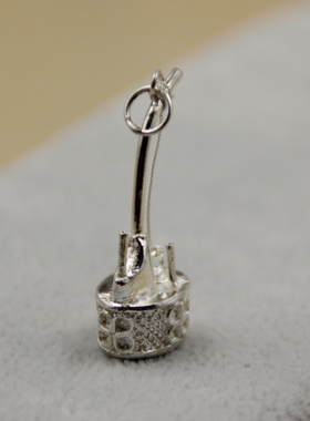 diy手工首饰品镶嵌挂件银花丝