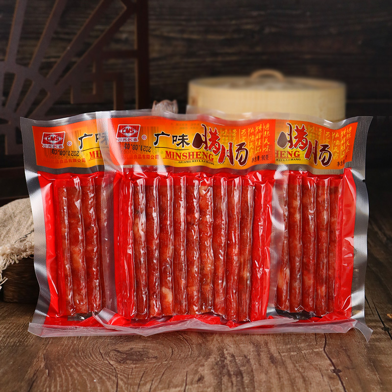广式腊肠小香肠甜肠 广味烤肠肉肠火锅迷你细腊肠四川宜宾烤香肠 - 图3