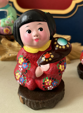 【福到】百子泥人张彩塑纯手工彩绘民间特色礼品童趣摆件伴手礼