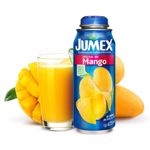进口果汁 JUMEX果美乐芒果汁 mango 473ml饮料墨西哥 3瓶起包邮-图0