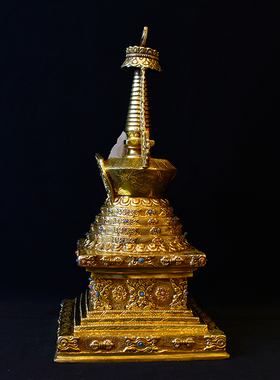 尊胜藏传菩提塔尼泊尔手工