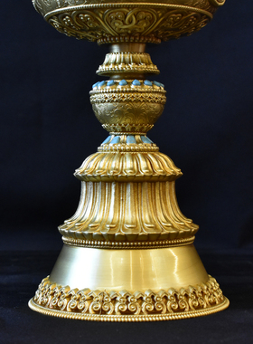 慧宝纯铜液体酥油灯