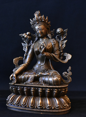 工艺佛像密宗菩萨尼泊尔白度母