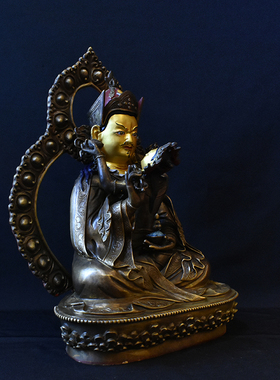 象瑞阁摆件密宗莲花生大士双生