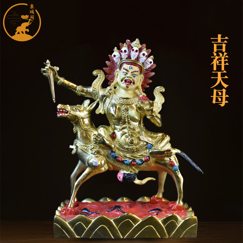 吉祥天母在藏传佛教中代表什么？铜鎏金护法像的象征意义解析? - 好物 
