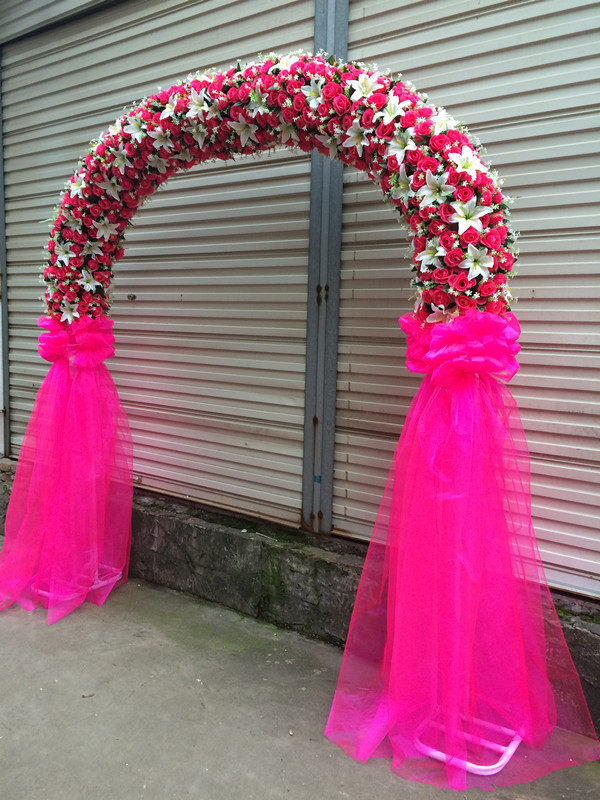 U型拱门 仿真花门 绢花拱门 幸福花门 婚庆道具 用品,淘宝优惠券,粉丝福利购,淘宝优惠卷