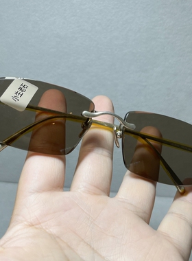 925银框水晶眼镜男清凉养眼护目