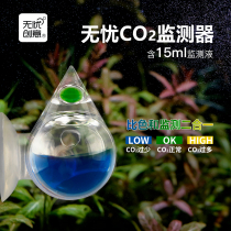 (no worries creative) CO2 monitors with 15ML liquid open cylinder New hand recommended carbon dioxide equipment detector