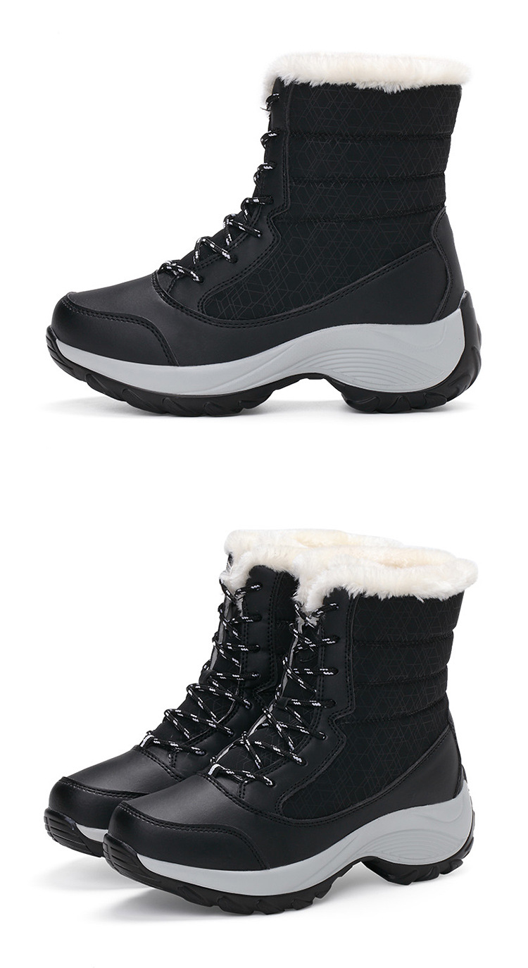 сапоги Women waterproof shoes winter warm snow boots女 - 图3