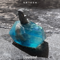 UDOLAND) Original Resurrection Portrait Soap Moai Stone Like Handmade Gem Niche Senior Blind Box Designer Gift