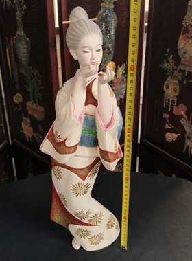 美洋阳海外日本回流日本博多人形博多娃娃日式传统人偶摆件myy300