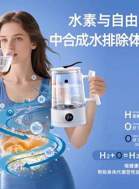 帕米 PAMI 富氢养生壶氢分子壶蒸茶器烧水壶弱碱性水壶制氢保温