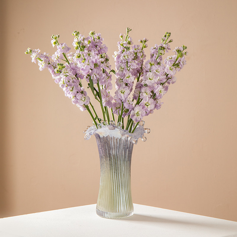 中古水滴口琉璃花瓶玻璃鲜花家居摆件水培容器礼物装饰品工艺品,淘宝优惠券,粉丝福利购,淘宝优惠卷