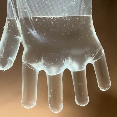 加厚一次性手套食品级PE薄膜塑料透明吃龙虾烧烤餐饮厨房美发餐厅