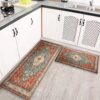 Home bathroom absorbent anti-slip door bathroom floor mat