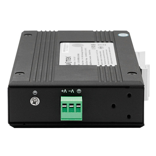 Yutai 5-port 100M switch five-port enterprise-level network unmanaged Ethernet surveillance camera hub switch rail wall-mounted 12V power supply UT-60-DC5T