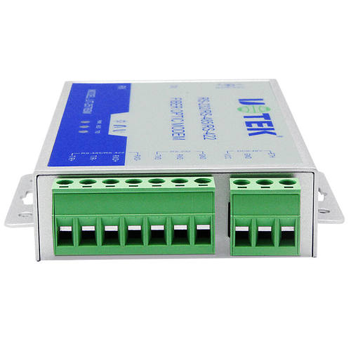 宇泰UT-2577SM 单模单纤串口光纤收发器 232/485/422转光纤收发器 ST/FC/SC接口光端机网络接收器发射器 - 图1