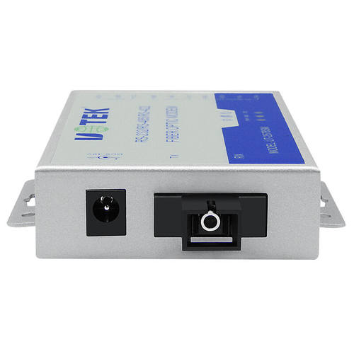 宇泰UT-2577SM 单模单纤串口光纤收发器 232/485/422转光纤收发器 ST/FC/SC接口光端机网络接收器发射器 - 图2