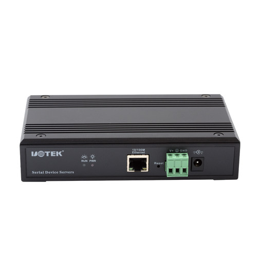 宇泰 以太网通讯模块串口服务器TCP/IP转4口RS-232/485/422转换器UT-6004 100M工业级网络转换器ModBus网关 - 图1
