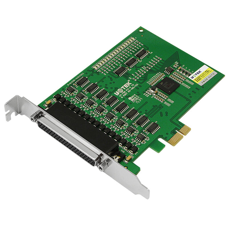 宇泰UT-798 pci-e转8口RS485/422多串口扩展卡工业级PCIE串口卡-图1