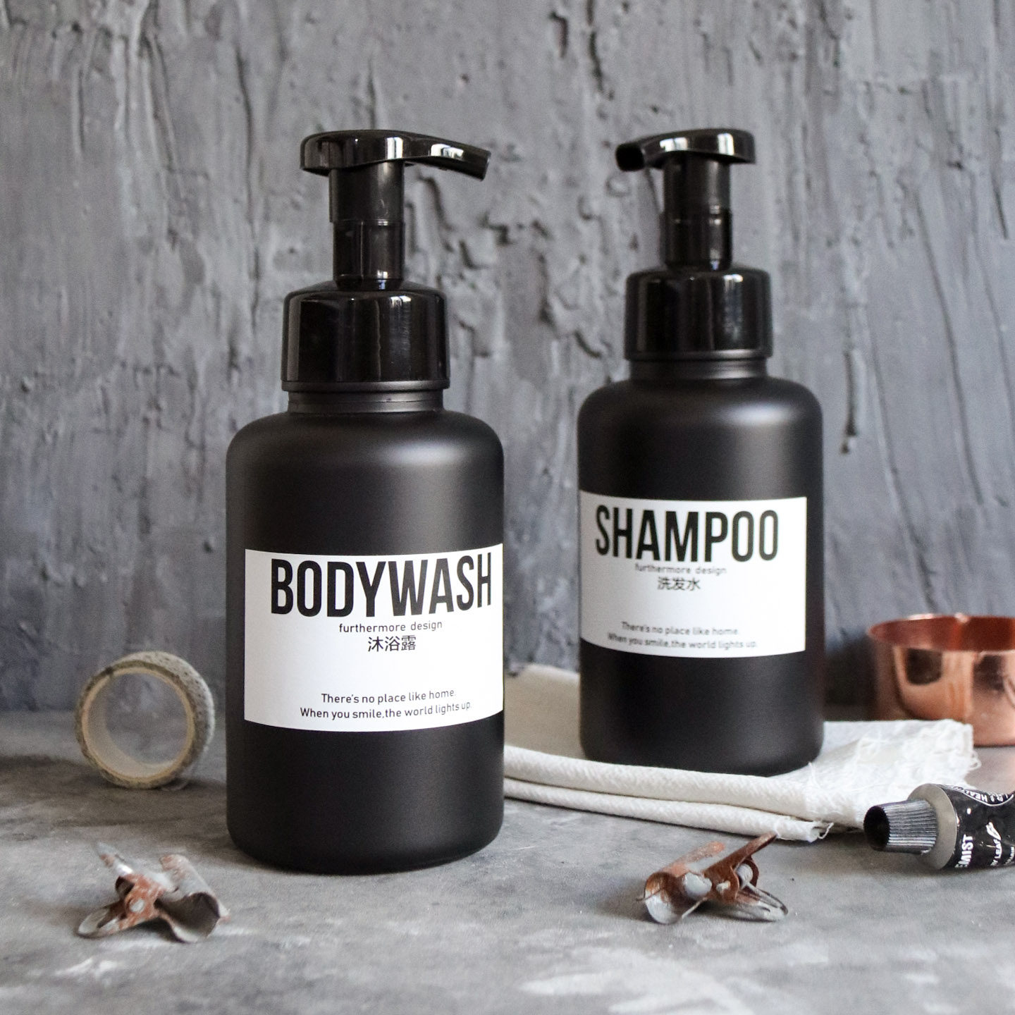 ins北欧风玻璃慕斯起泡瓶 洗手液洗洁精发泡按压分装瓶打泡器,淘宝优惠券,粉丝福利购,淘宝优惠卷