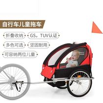 Parenting Bike Bike Children Trailer Belts Eva Eva Electric Car Rear Trailer Foldable Mount can load bearing 80 kilos