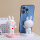 Mobile phone desktop stand rabbit small ornaments gift accessories