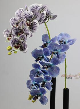 蝴蝶兰仿真花单支花婚礼家居装饰
