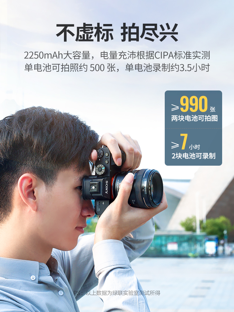 绿联相机电池np-fz100适用于索尼sony a7m3 A7c A7R3 a7s3 A7R4 A - 图2